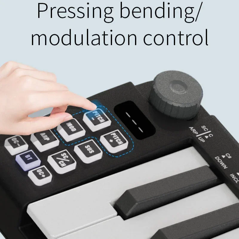 USB MIDI-клавиатура 25 клавиш Bluetooth для Mac и ПК