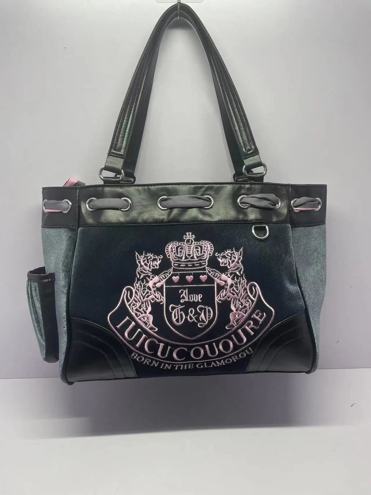 Сумка-тоут в стиле ретро для девушек модная вместительная сумочка контрастных