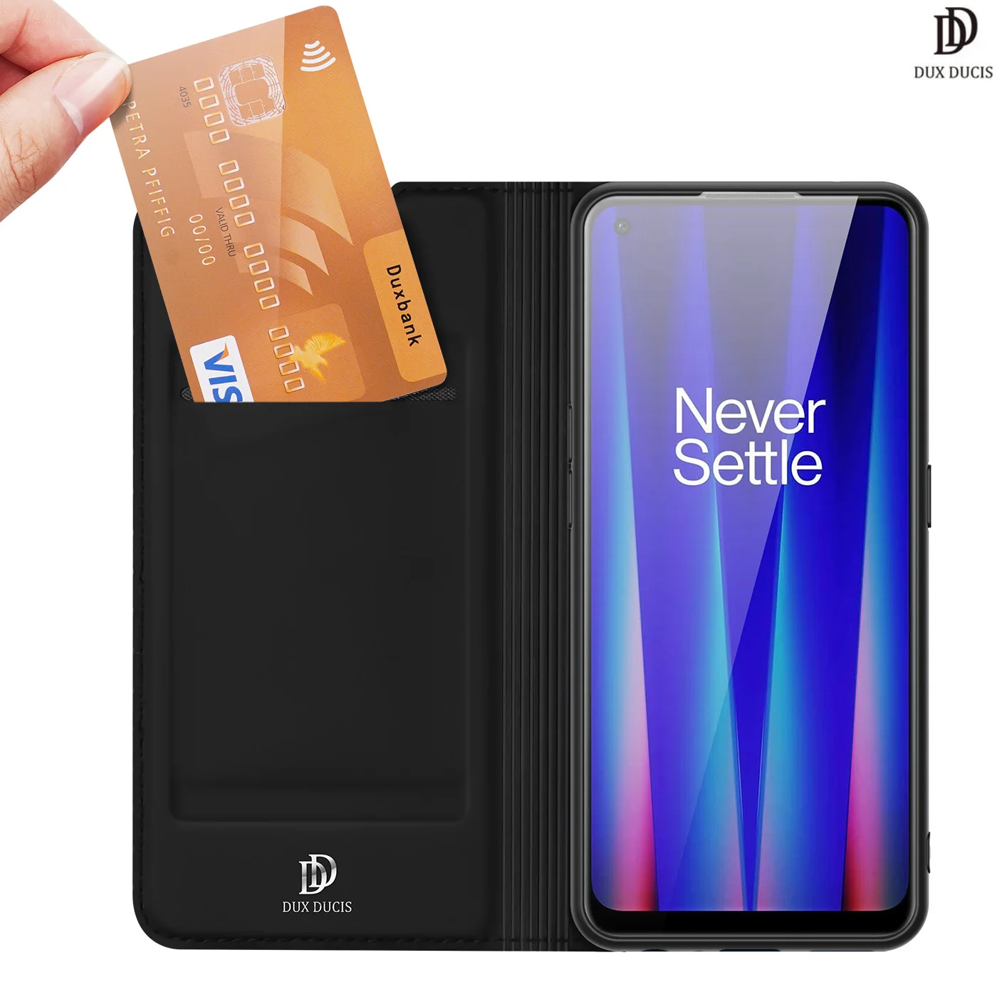 

DUX DUCIS Skin Pro Series For OnePlus Nord CE 2 5G Case Flip Cover Luxury Leather Wallet Case Full Good Protection Steady Stand