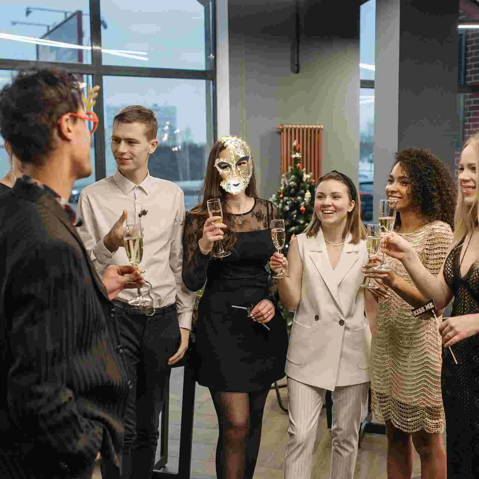 Декор Венецианская маска Косплей День рождения Маскарад Макияж для женщин