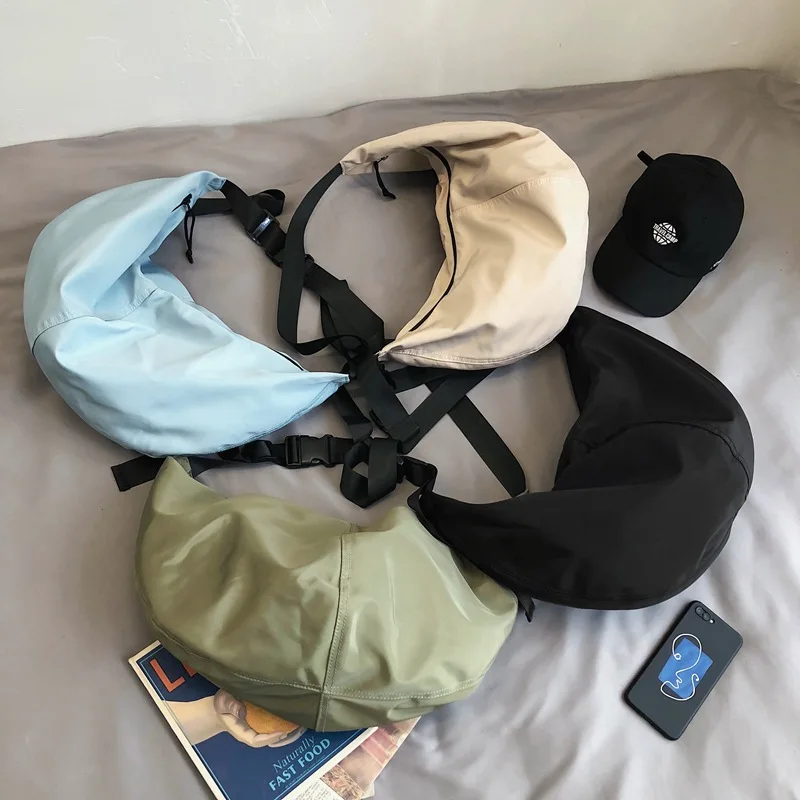 Холщовая сумка-мессенджер в японском стиле Харадзюку вместительная