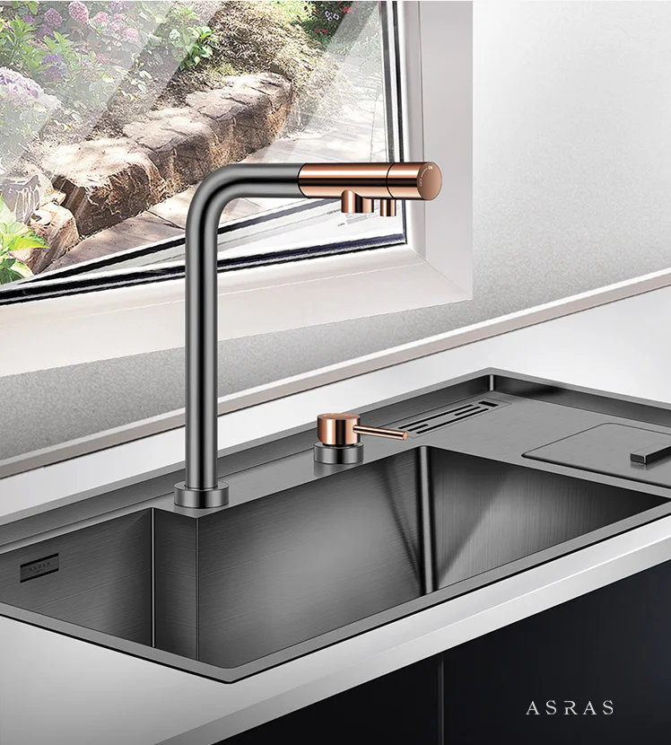 Смеситель для горячей и холодной воды Asras телескопический смеситель модель 4066