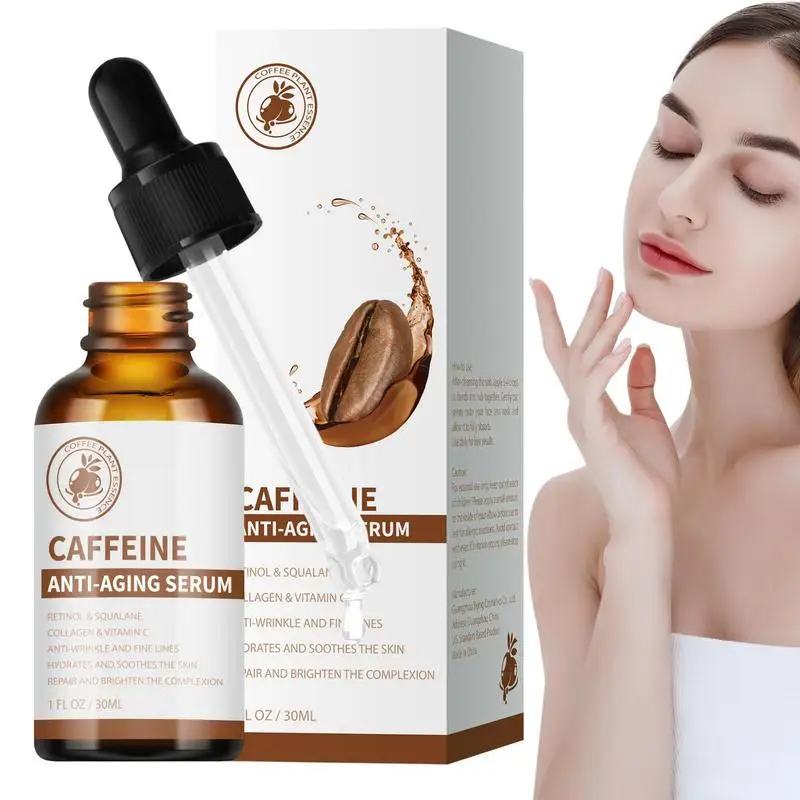 

Caffeine Essence Firming Anti Aging Serum Anti Wrinkle Retinol Vitamin C Brightening Facial Essence Remove Dark Spots Skin Care