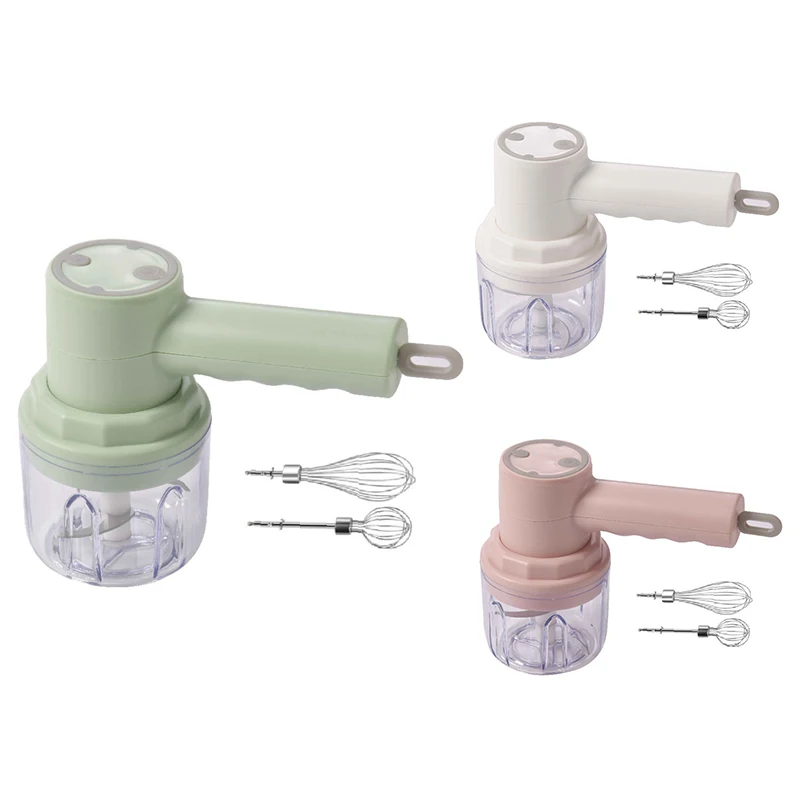 

Electric Hand Mixer, USB Rechargeable Hand Blender For Baby Food,Electric Whisk Handheld Mixer For Egg Beater