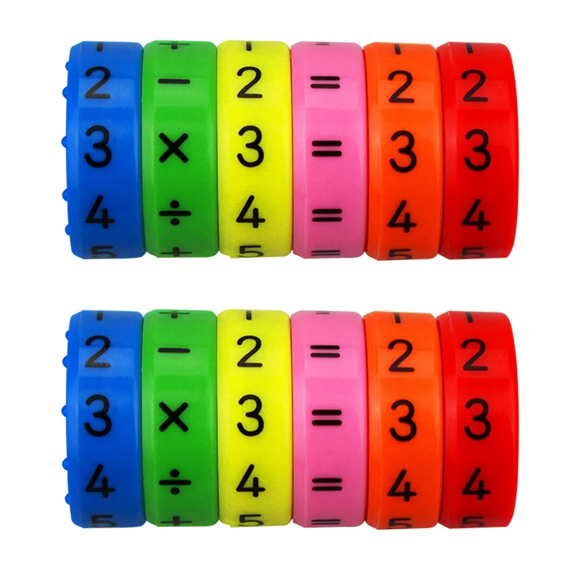 

12 Pieces Magnetic Montessori Kids Preschool Educational Plastic Toys For Children Math Numbers DIY Assembling Puzzles