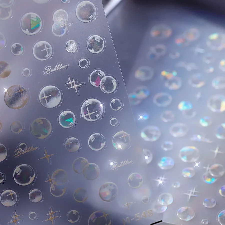 Блестящие лазерные пузырьки мечты звезды ракушки морские звёзды золотой рыбки