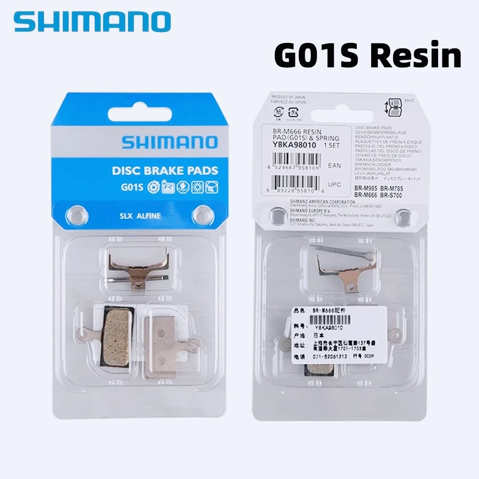Фото Комплект тормозных колодок G01S - SHIMANO Resin для MTB BR-M9000 M8000 M7000 M6000 для велосипедов №3