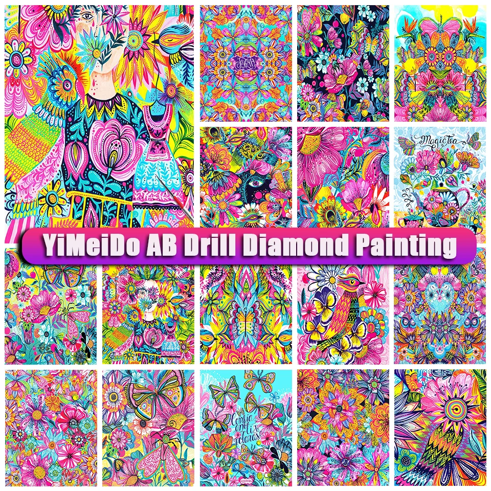

Алмазная живопись YiMeido AB, искусственная Алмазная вышивка, пейзаж, полная мозаика, наборы для вышивки крестиком, домашний декор