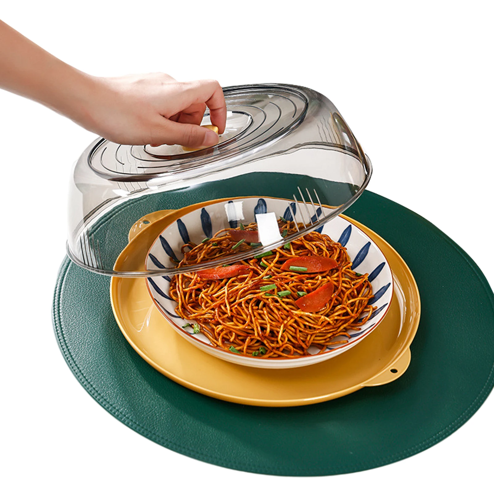 

Heat Preservation Food Cover Dust-Proof Heat Preservation Food Cover Dust-Proof Heat Preservation Cover With Stack-able Design