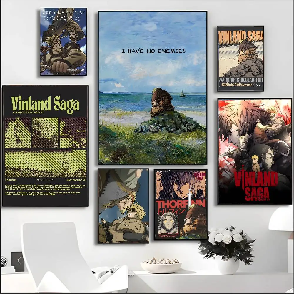 Аниме V-Vinland S-Saga комиксы постер искусство с принтами украшение дома, спальни, гостиной, подарок (art.: 3920d26f0f6bd) - 3920d26f0f6bd