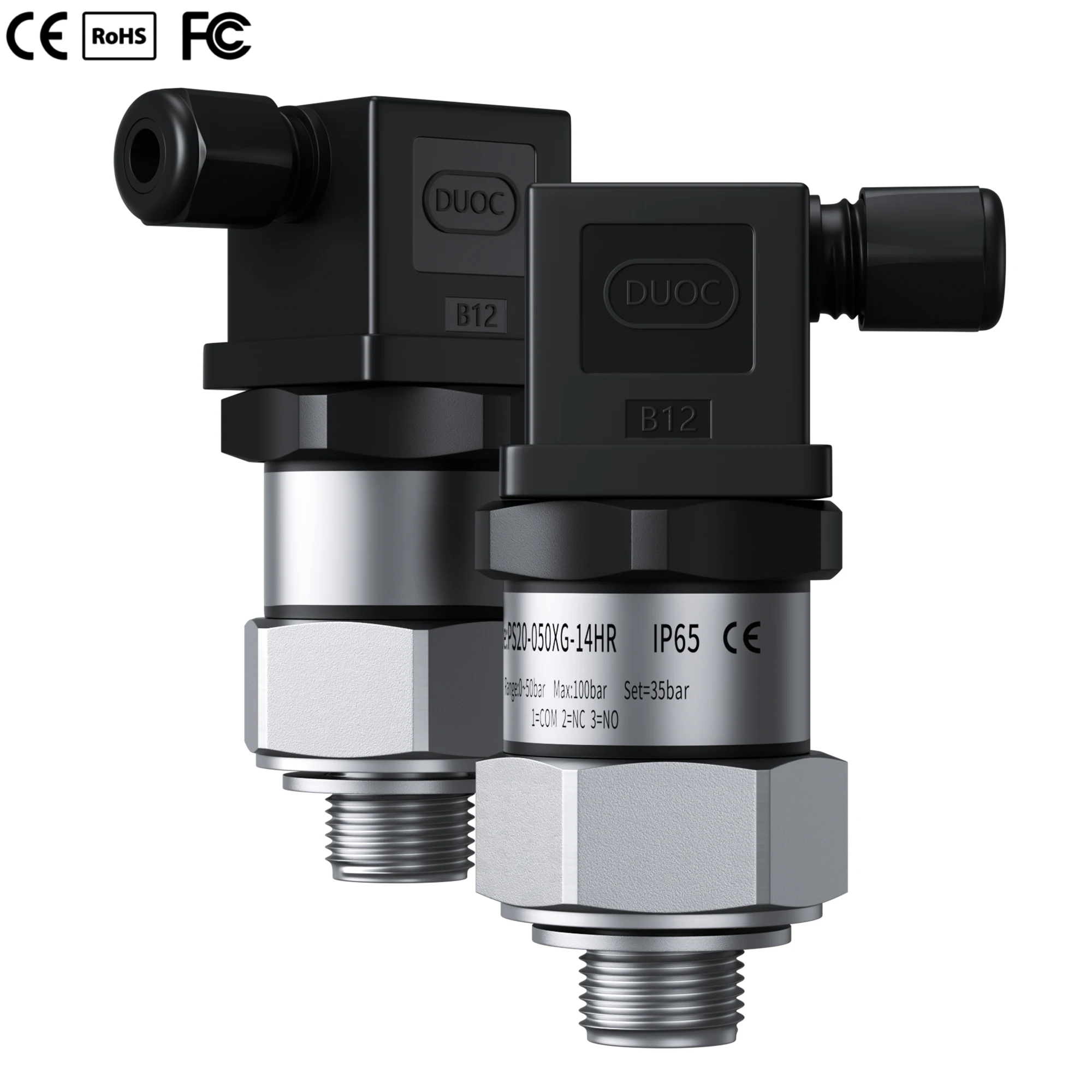 

Датчик давления QDX50E Vadias 10-100 бар 200 бар