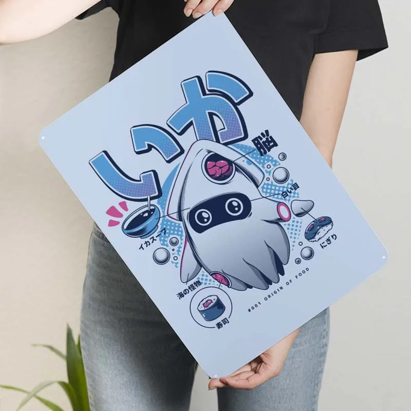 Декоративный постер для стен из металлического олова бара ресторана