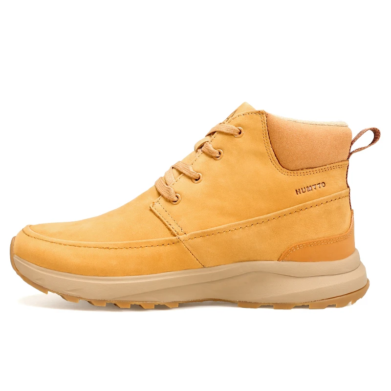 HUMTTO Waterproof Hiking Shoes for Men Winter Sports Climbing Leather Ankle Boots Mens Luxury Designer Outdoor Trekking Sneakers