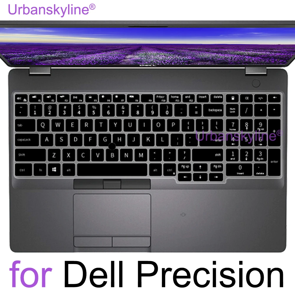 

Keyboard Cover for Dell Precision 7510 7520 7530 7540 3540 3541 3550 3551 3520 3530 Silicone Protector Skin Case Accessory 15.6