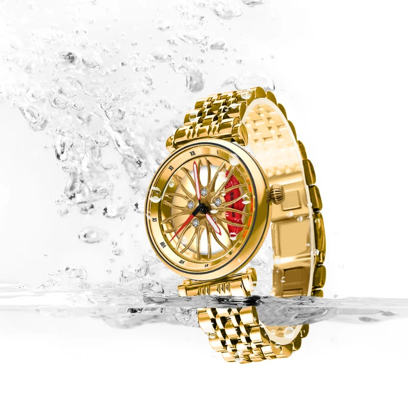 

Women Fashion Wristwatch Quartz Watch Top Brand Waterproof Fully With Luminous Wheel Watch watches for women casual watch