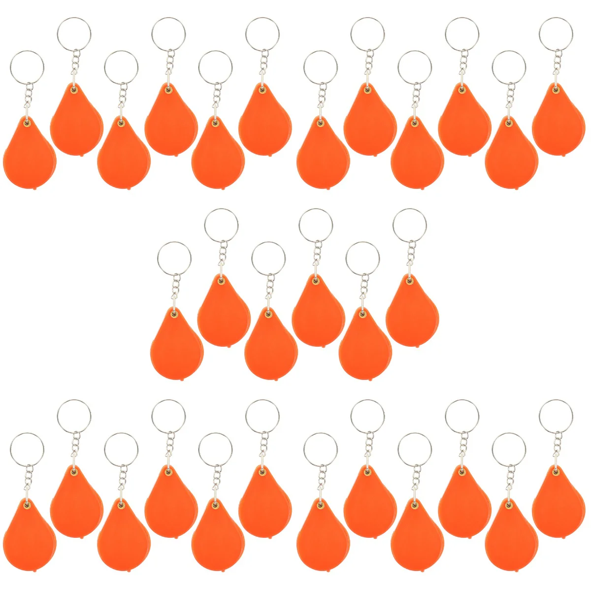 

30 Pcs Decorative Portable Keychain Magnifier Magnifying Glass Magnifying Glass For Jewelry for Friends Decorate Kids