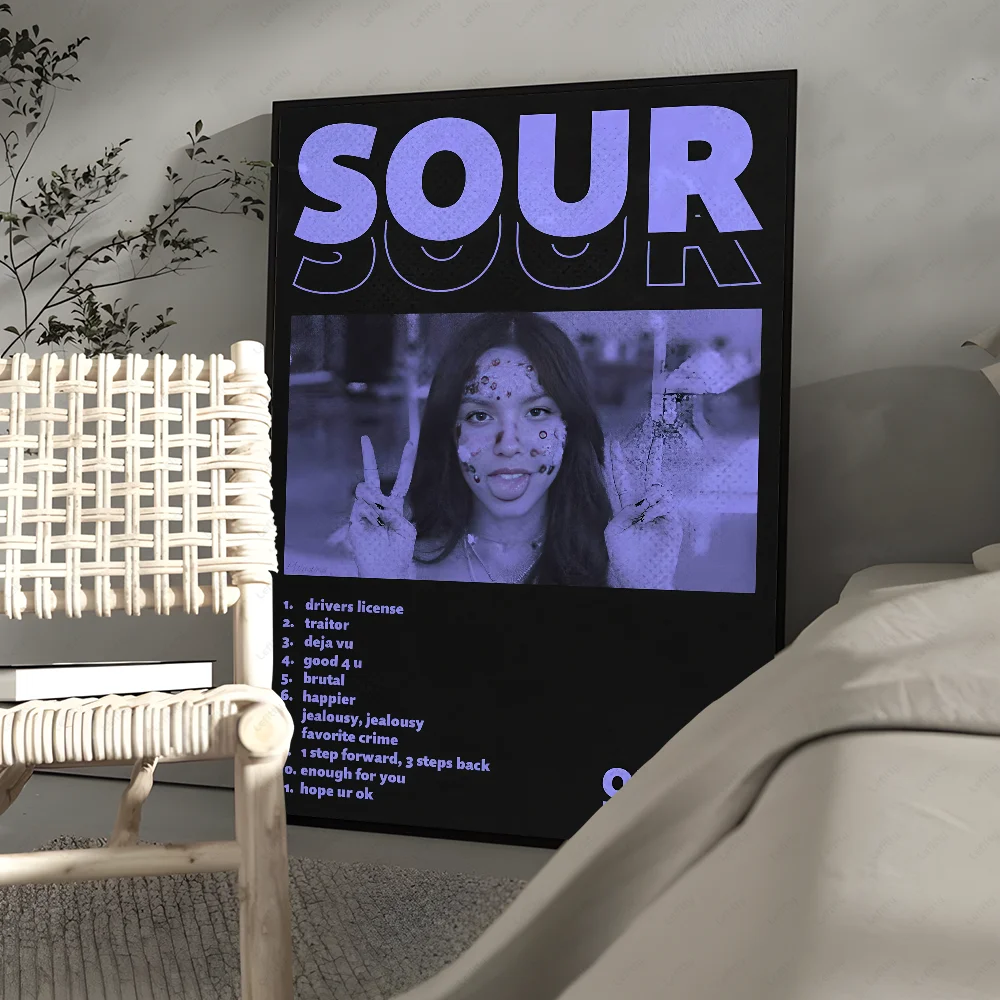 Обложка альбома O-Olivias Singer постер R-Rodrigos липкая настенная художественная печать