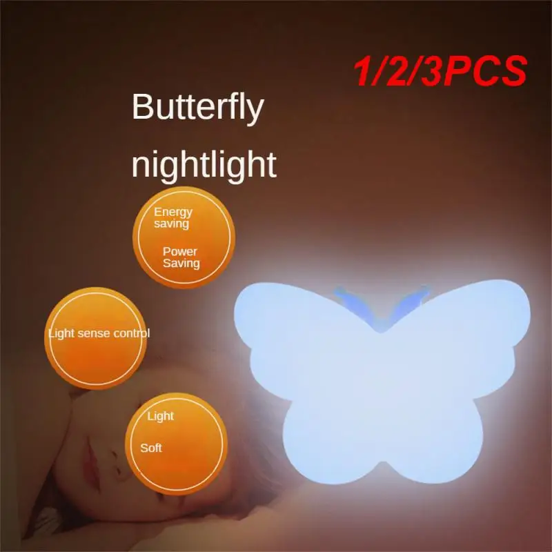 

1/2/3PCS Mini Star Moon Sensor Control LED Night Light for Dark Night Children Bedroom Bedside Lamp EU/US Plug Baby Sleeping