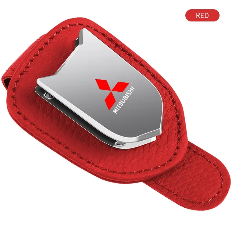 

Автомобильный козырек, очки, солнцезащитные очки, зажим для билета, держатель для Mitsubishi Outlander 3 XL Pajero 4 Asx Lancer X 9 10 EVO I, аксессуары для значков