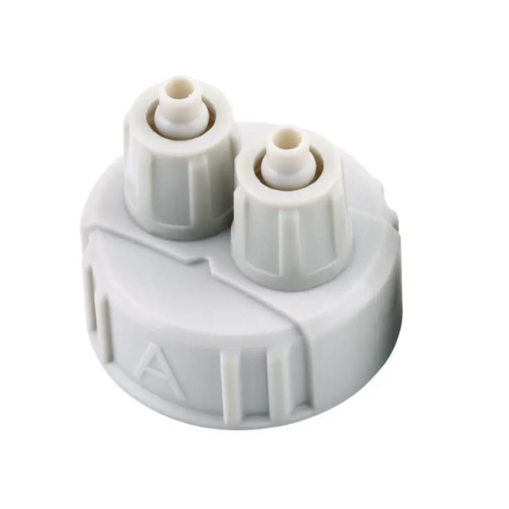 

DIY ABS CO2 System Kit Generator Part Bottle Cap with Tubes for Planted Aquarium A/ B Interface Portable Light Weight