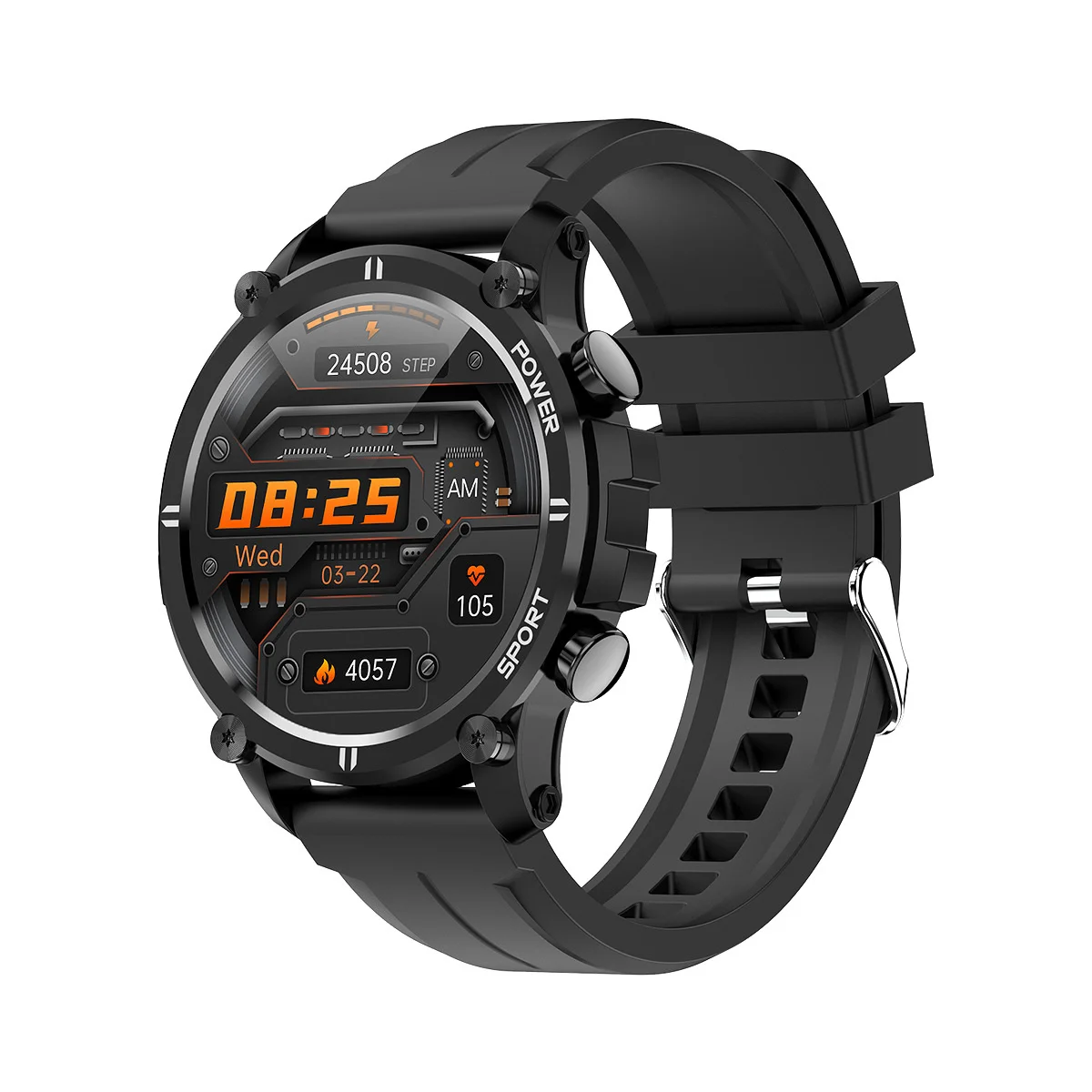 

Smart Watch Men H32 HD Full Touch Waterproof Heart Rate Blood Oxygen Monitor Message Reminder Fitness Smartwatch for IOS Android