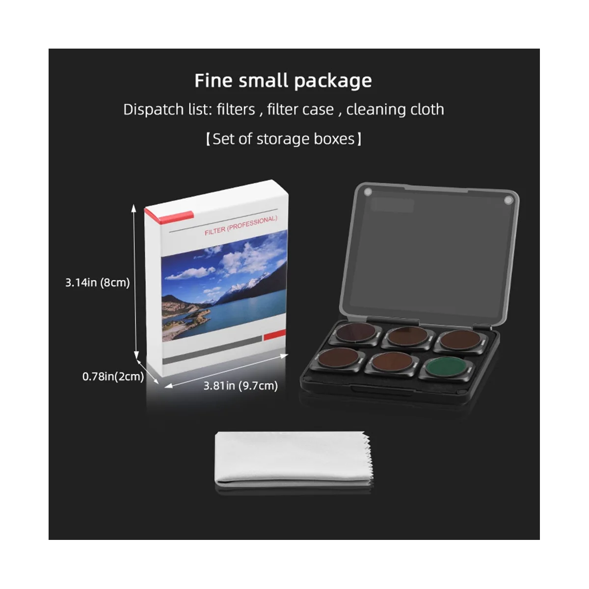 Фильтр для объектива brдк DJI Air 2S ND набор фильтров Запчасти Mavic ND16PL