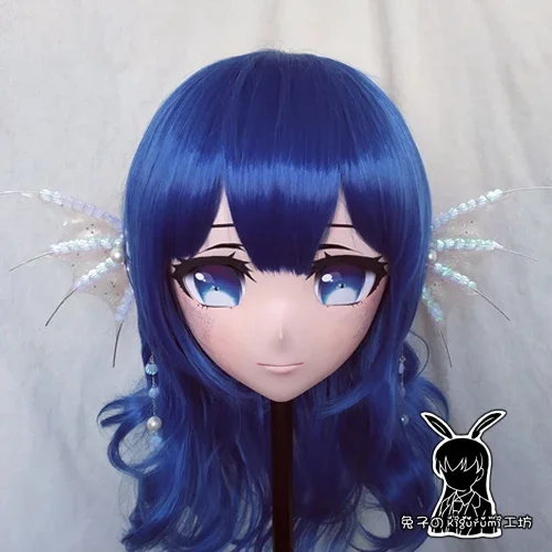 (Кролик 4) полимерный Трансвестит красивая девушка голова искусственная маска