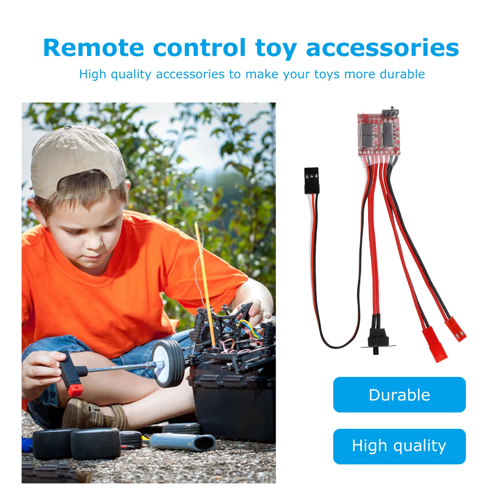 

Радиоуправляемый автомобиль 2-сторонний 30A ESC Матовый электронный контроллер скорости для 1/16 1/18 1/24 Φ 1/10 Fpv очки радиомастер