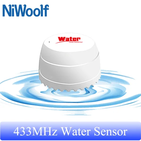 Беспроводной детектор утечки воды, 433 МГц