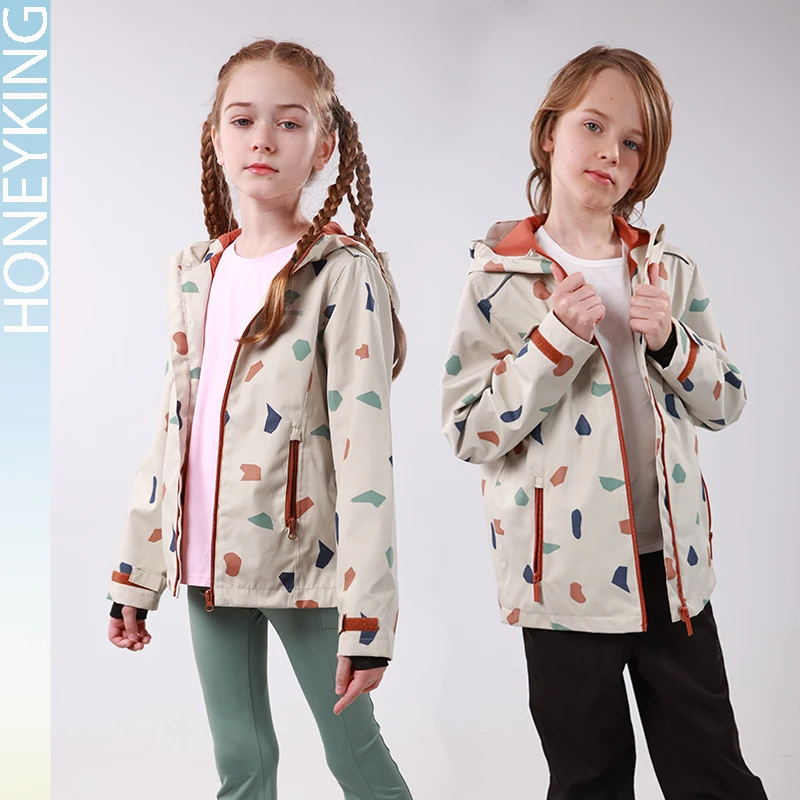 Функциональная Уличная Ветрозащитная Водонепроницаемая Куртка Для Мальчиков И