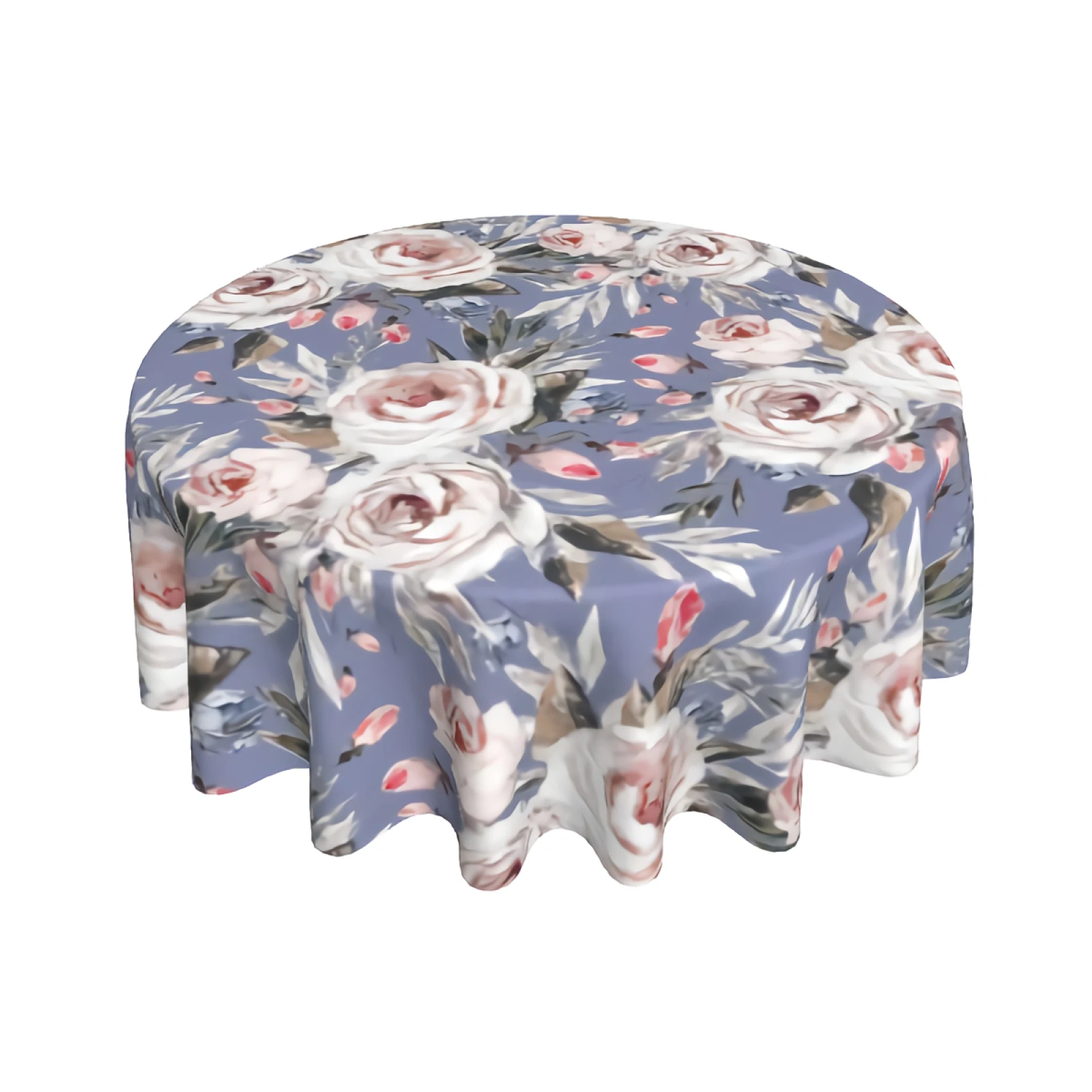 

Spring Art Floral Print Table Cloth with Dust-Proof Wrinkle Resistant Waterproof Decorative Table Cover