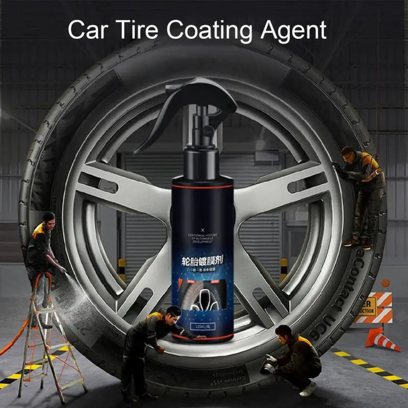 

Auto Foam Cleaner Easy to Use Tire Shine Spray for Cars Trucks Motorcycles RVs and More Tire Shine Cleaner Brightening Retread