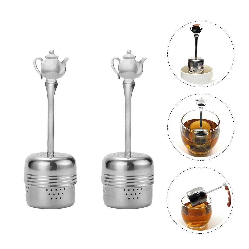 

Tea Strainer Infuserfilter Leaf Stainless Steel Tool House Steeperloose Seasoning Soup Bucket