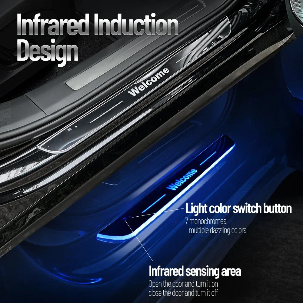 Автомобильный порог для Lancia Musa 350 2008-2013 2009 2011 2012 индивидуальный логотип