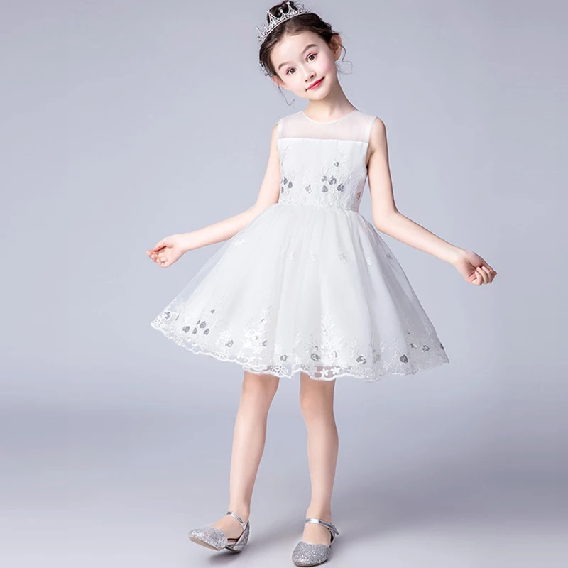 

Children'S Flower Girl Dress Princess Dress Wedding Dress Fluffy Dress Lady Piano Festival Dance Dress Summer Dress