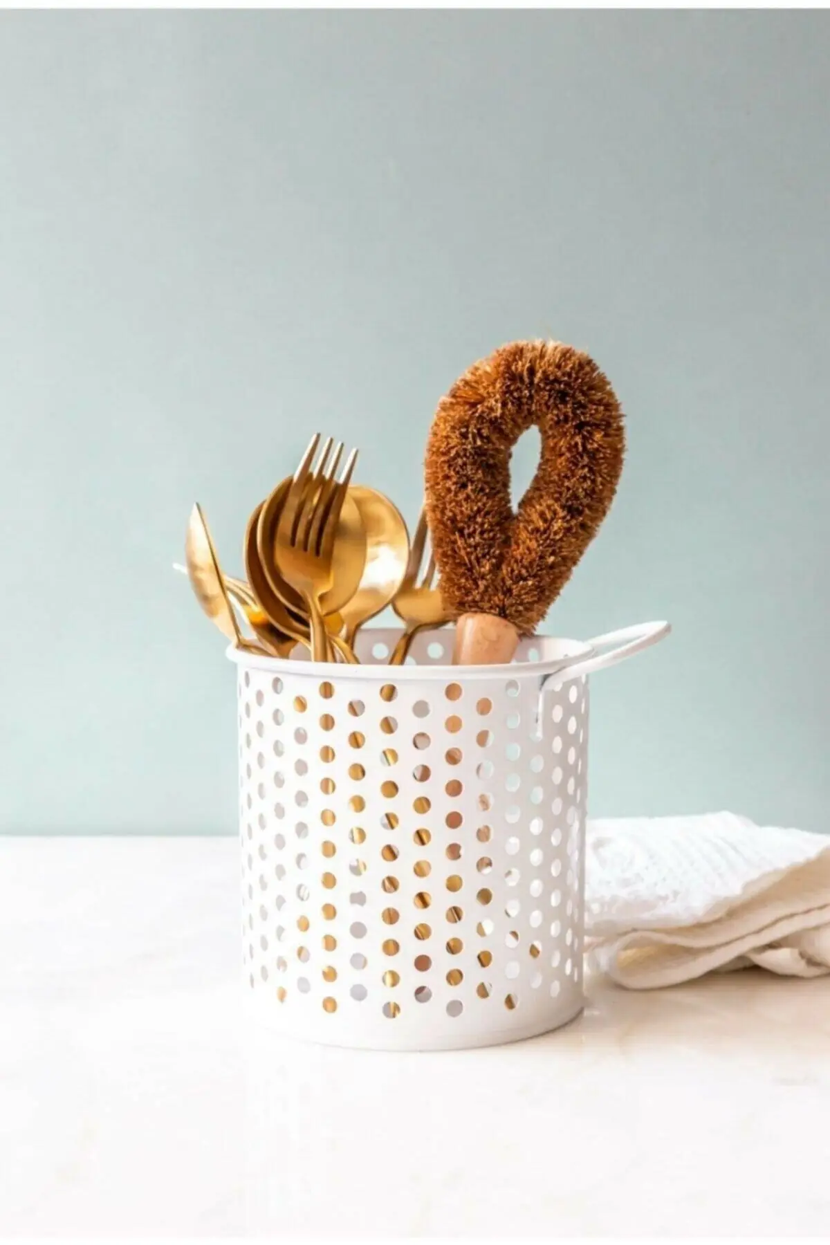 Ложка EWs wire белая с ручкой |