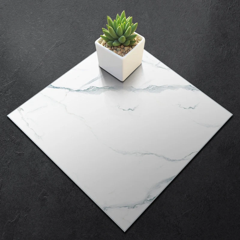 

60*60cm Modern Marble Floor Tile Sticker Self Adhesive Wall Floor Wallpaper Bathroom Kitchen Diy Bedroom Home Decor