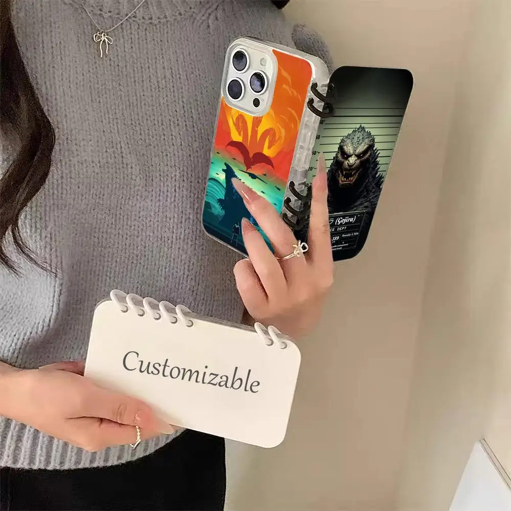 Фото Чехол-книжка Monster-G-GodzillaEs-s для iPhone 17 16 15 14 13 12 11 Pro Max Plus №1