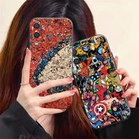 popular marvel phone case for samsung galaxy a32 4g 5g a51 4g 5g a71 4g 5g a72 4g 5g black carcasa coque soft silicone cover