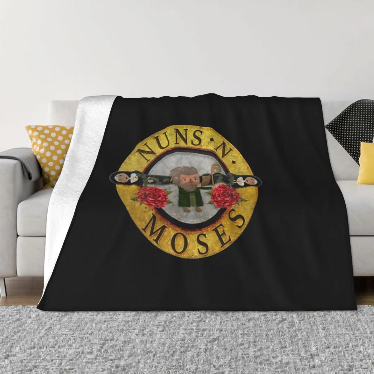 

Guns N Roses Blankets Fleece Decoration GNR Portable Warm Throw Blanket for Bedding Travel Bedspread