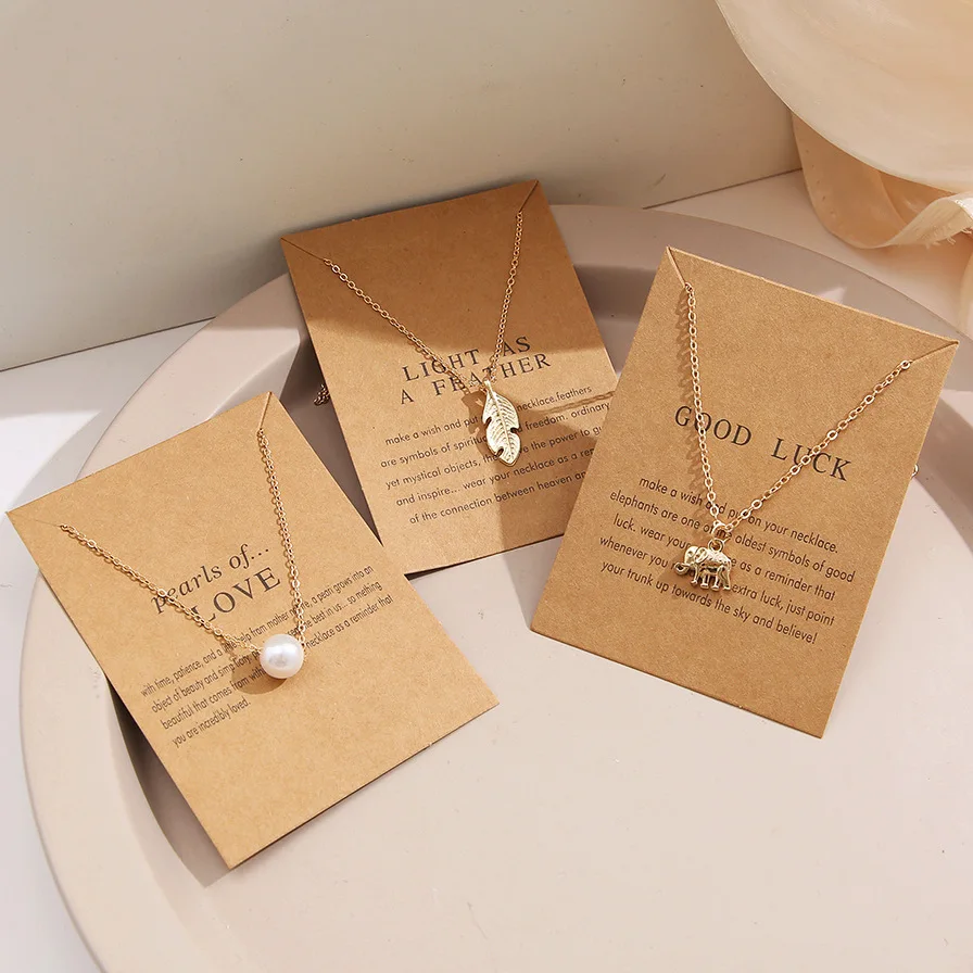 

New Trendy Alloy Cute Elegant Sun Love Star Leaves Clover Unicorn Luck Pendant Necklaces for Women Fashion Accessories Jewelry