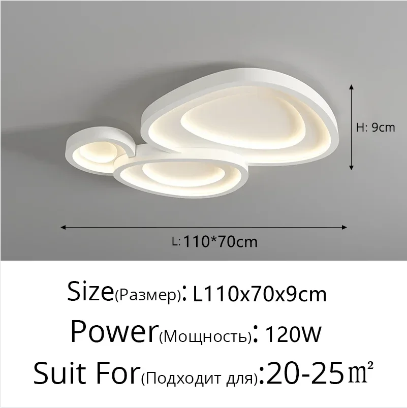 

MZISOSOD Потолочный светильник LED белый