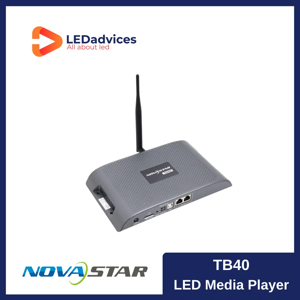 Фото Мультимедийные плееры Novastar по лучшей цене TB40 Taurus серии для светодиодных экранов, асинхронный мультимедиаплеер №2