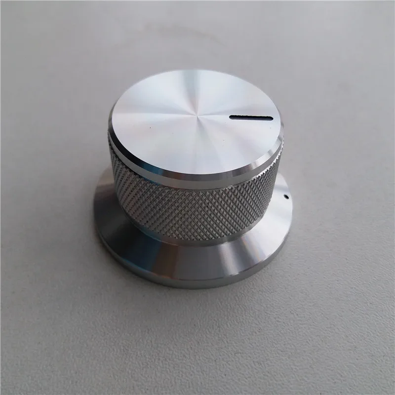 1 шт. алюминиевая крышка для ручки потенциометра вращающегося накатанного 44*25 мм