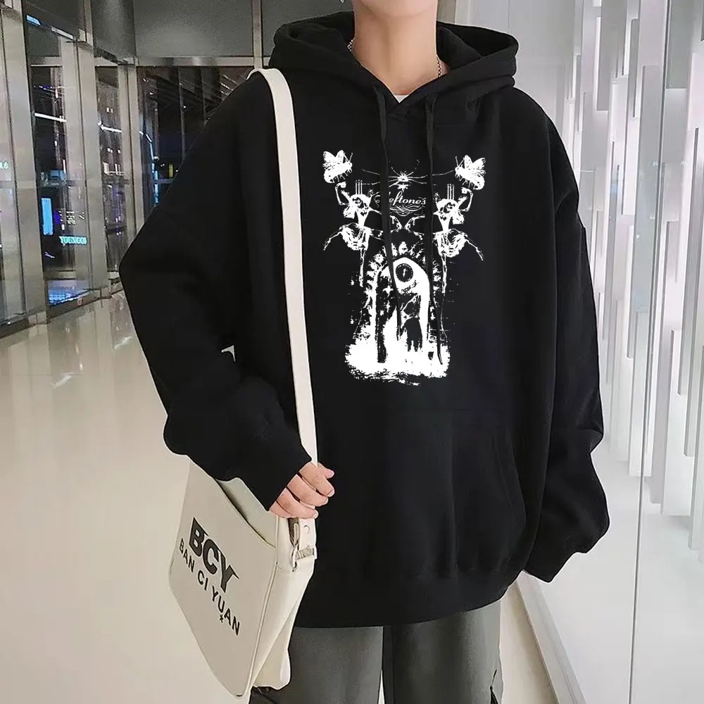 

Rock Band Deftones Doorway Junior Graphic Hoodie Men Women Hip Hop Hoodies Gothic Oversized Casual Fleece Sweatshirt Streetwear
