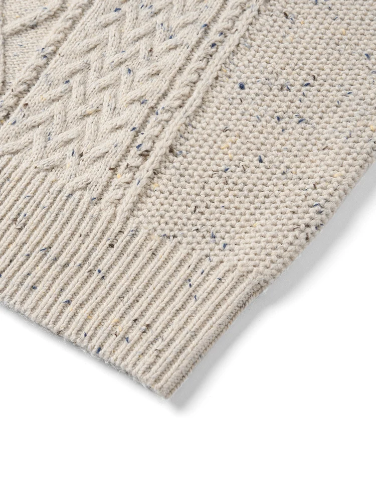 SIMWOOD High Standard 2024 осень-зима новый свитер стандартной посадки 5 калибров вязаный