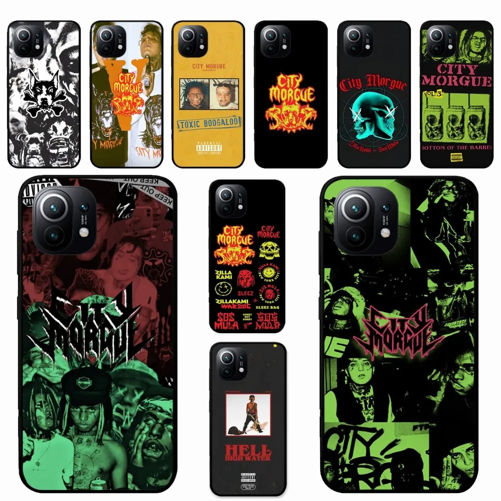 C-City M-Morgue Zillakami Phone Case For Xiaomi Mi 5X 8 9 10 11 12 lite pro 10T PocoX3pro PocoM3 Note