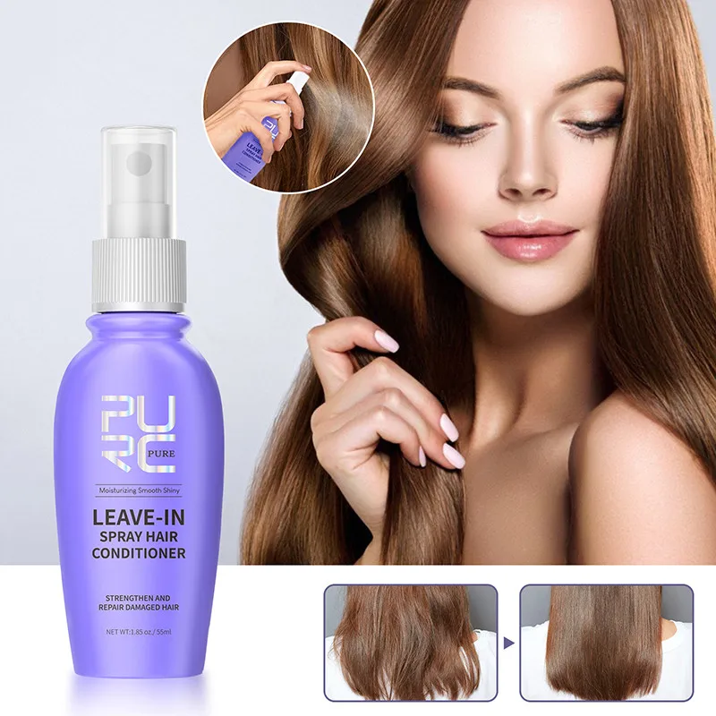 

Leave-in Conditioner Spray Coconut Oil After-Shampoo Hair Balm Care Smoothing Frizz Treatment for Maltreated Hair Mask Spray