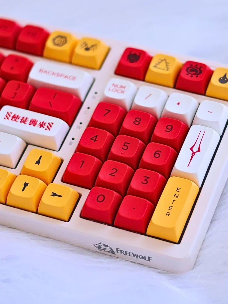 Клавиатура Keycap XDA Высота Красный Пятисторонняя сублимация GMK75/68/87/98/104