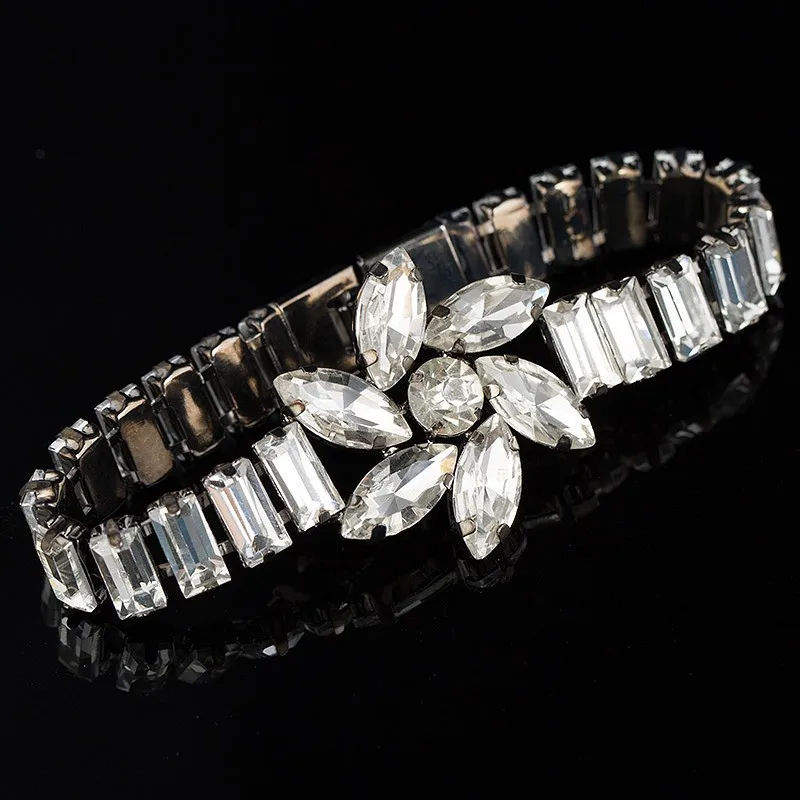 

Fashion Bracelets Austrian crystal brand women's jewelry Multi-chain rhinestone bracelet women wedding Jewelry